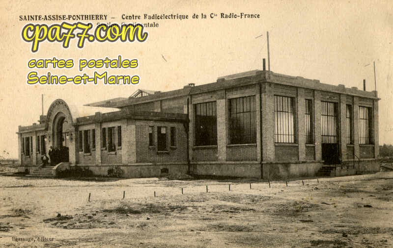 St Fargeau Ponthierry (Seine-et-Marne) - Centre Radioélectrique de la Cie Radio-France