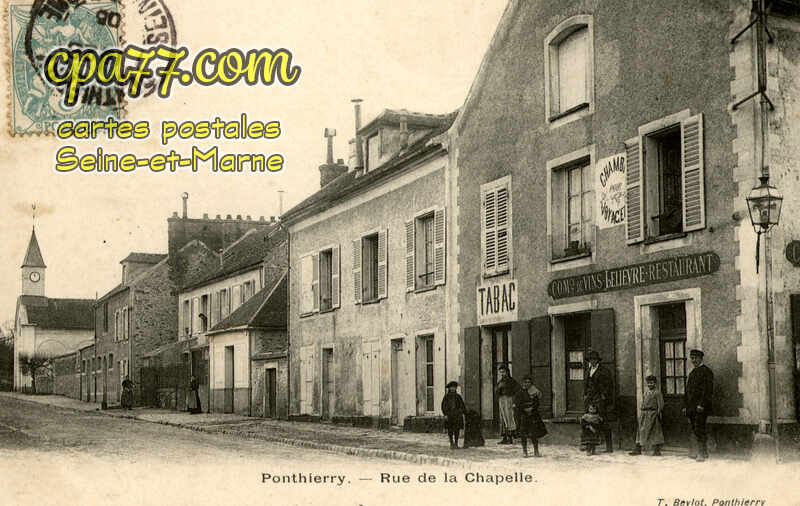 St Fargeau Ponthierry (Seine-et-Marne) - Rue de la Chapelle