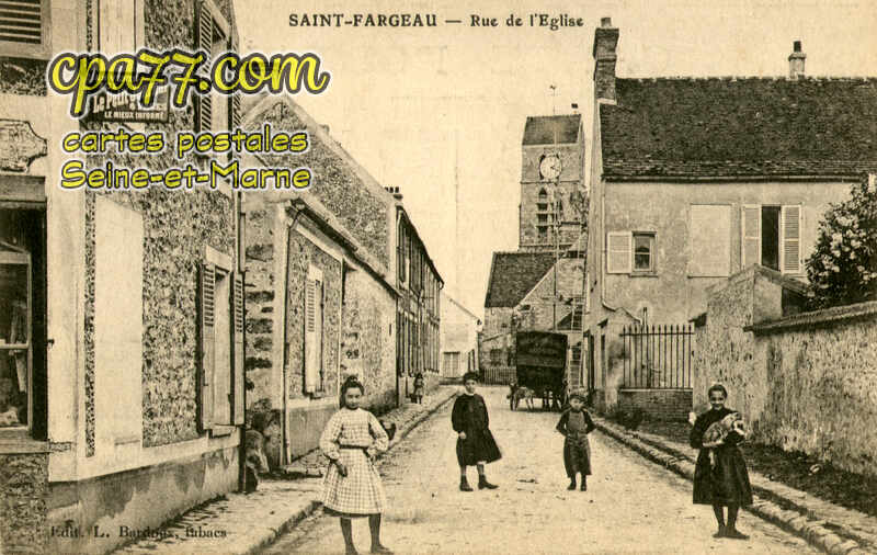 St Fargeau Ponthierry (Seine-et-Marne) - Rue de l&rsquo;Eglise