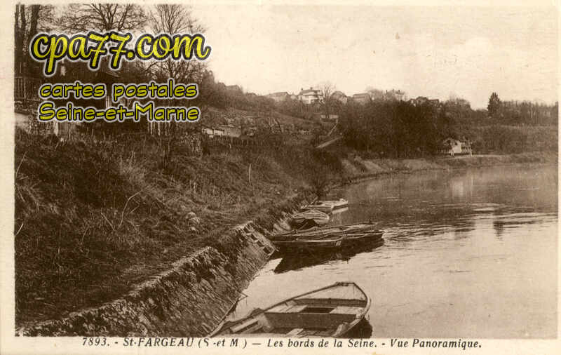 St Fargeau Ponthierry (Seine-et-Marne) - Les Bords de la Seine – Vue Panoramique