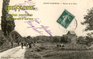 St Fargeau Ponthierry (Seine-et-Marne) - Route de la Gare