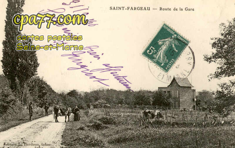 St Fargeau Ponthierry (Seine-et-Marne) - Route de la Gare