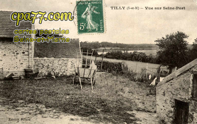 St Fargeau Ponthierry (Seine-et-Marne) - Tilly – Vue sur Seine-Port