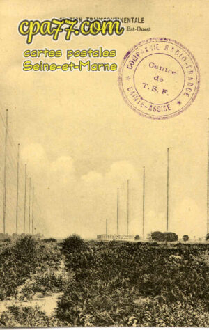 St Fargeau Ponthierry (Seine-et-Marne) - Station Transcontinentale – Vue de la nappe d&rsquo;antenne Est-Ouest