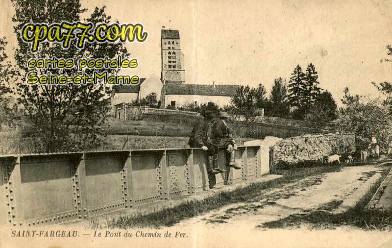 St Fargeau Ponthierry (Seine-et-Marne) - Le Pont du Chemin de Fer (en l&rsquo;état)