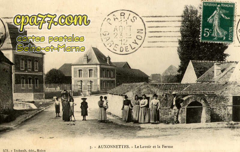 St Fargeau Ponthierry (Seine-et-Marne) - Auxonnettes – Le Lavoir et la Ferme