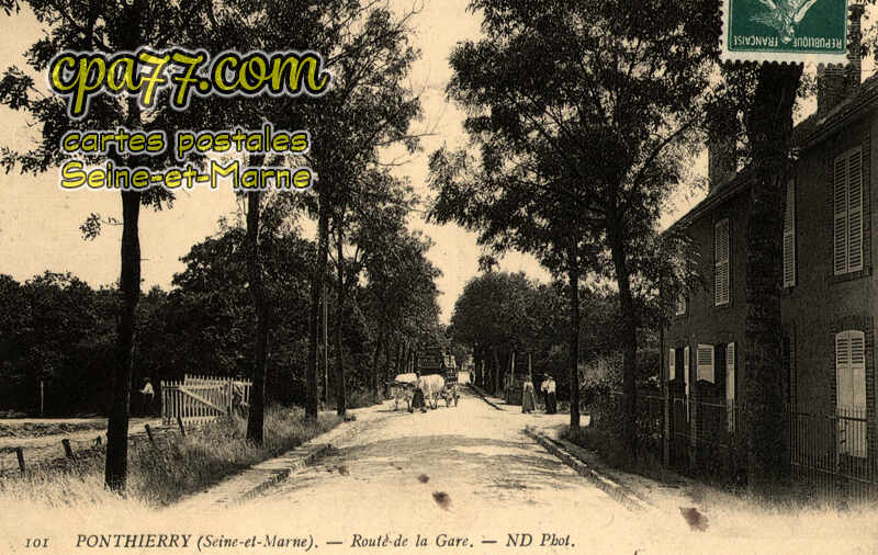 St Fargeau Ponthierry (Seine-et-Marne) - Route de la Gare