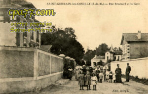St Germain Sur Morin (Seine-et-Marne) - Rue Brochard et la Gare