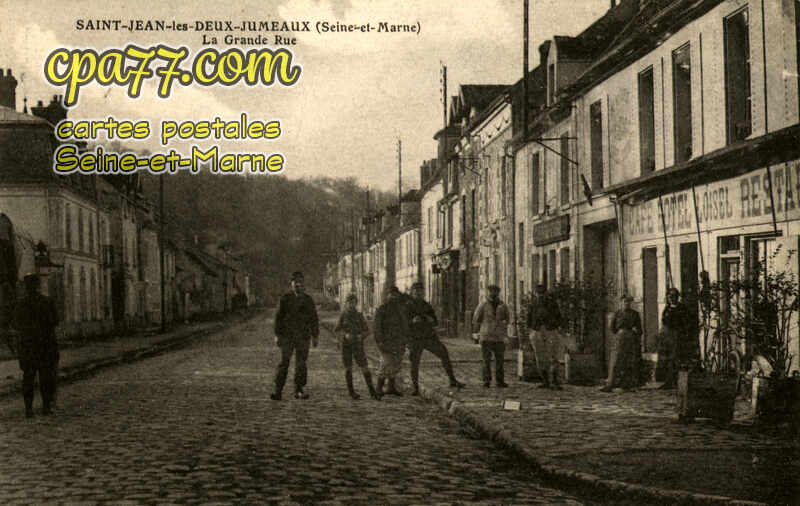 St Jean Les Deux Jumeaux (Seine-et-Marne) - La Grande Rue