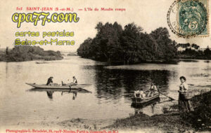 St Jean Les Deux Jumeaux (Seine-et-Marne) - L&rsquo;Ile du Moulin rompu