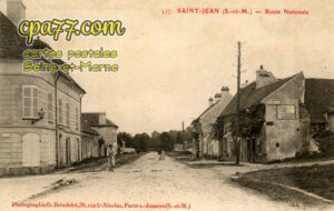 St Jean Les Deux Jumeaux (Seine-et-Marne) - Route Nationale