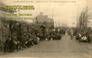 St Jean Les Deux Jumeaux (Seine-et-Marne) - Allée du Pont – Les Baraquements du 17° Génie