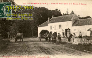St Jean Les Deux Jumeaux (Seine-et-Marne) - Route de Pierre-Levée et la Ferme de Lanoue