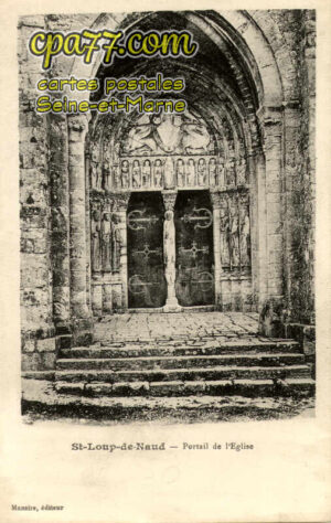 St Loup De Naud (Seine-et-Marne) - Portail de l&rsquo;Eglise
