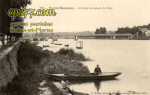 St Mammès (Seine-et-Marne) - La Seine amont du Pont