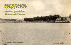 St Mammès (Seine-et-Marne) - La Seine à Saint-Mammès