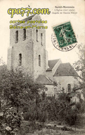 St Mammès (Seine-et-Marne) - L&rsquo;Eglise (XIIe siècle) – Chapelle de l&rsquo;Ancien Prieuré
