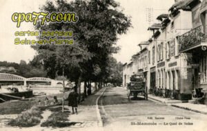 St Mammès (Seine-et-Marne) - Le Quai de Seine