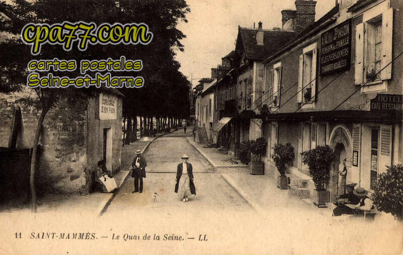 St Mammès (Seine-et-Marne) - Le Quai de la Seine