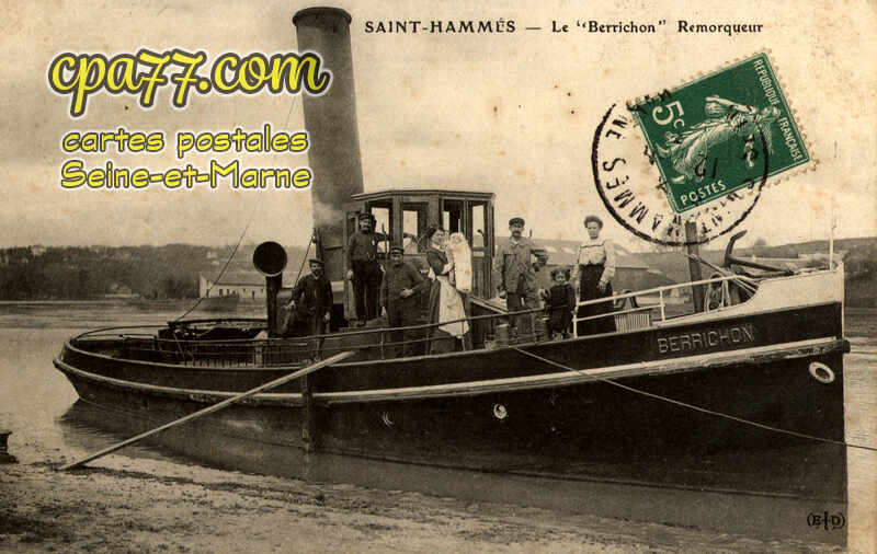St Mammès (Seine-et-Marne) - Le « Berrichon » Remorqueur