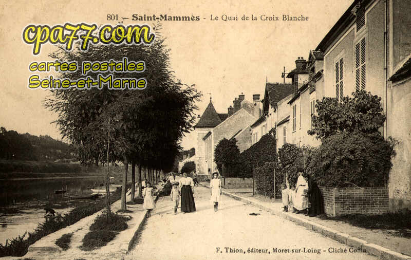 St Mammès (Seine-et-Marne) - Le Quai de la Croix Blanche