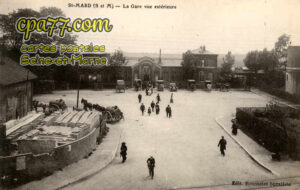 St Mard (Seine-et-Marne) - La Gare vue extérieure