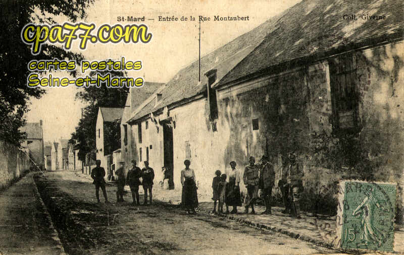 St Mard (Seine-et-Marne) - Entrée de la Rue Montaubert