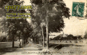 St Martin Du Boschet (Seine-et-Marne) - Entrée du Village – Route de Balein