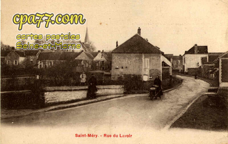 St Méry (Seine-et-Marne) - Rue du Lavoir