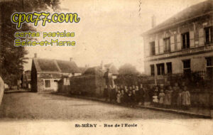 St Méry (Seine-et-Marne) - Rue de l&rsquo;Ecole