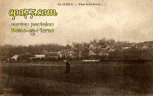 St Méry (Seine-et-Marne) - Vue générale (en l&rsquo;état)