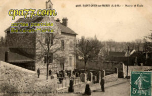 St Ouen Sur Morin (Seine-et-Marne) - Mairie et Ecole