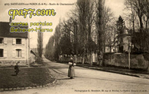 St Ouen Sur Morin (Seine-et-Marne) - Route de Charmesseuil