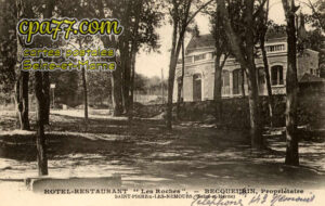 St Pierre Lès Nemours (Seine-et-Marne) - Hôtel-Restaurant « Les Rochers » – Becqueurin, Propriétaire
