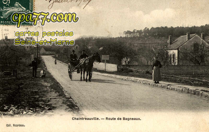 St Pierre Lès Nemours (Seine-et-Marne) - Route de Bagneaux