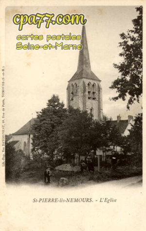 St Pierre Lès Nemours (Seine-et-Marne) - L&rsquo;Eglise