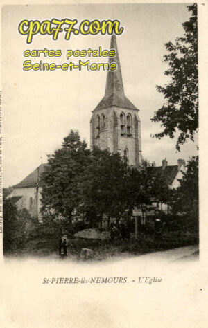 St Pierre Lès Nemours (Seine-et-Marne) - l&rsquo;Eglise
