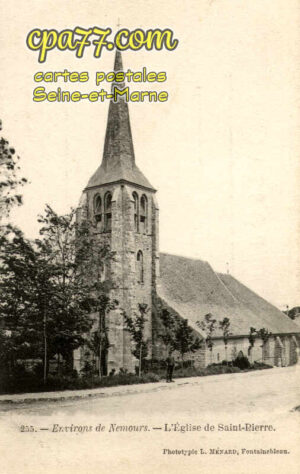 St Pierre Lès Nemours (Seine-et-Marne) - Environs de Nemours – L&rsquo;Eglise de Saint-Pierre