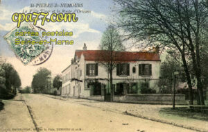 St Pierre Lès Nemours (Seine-et-Marne) - La Villa Tiger et la Route d&rsquo;Orléans