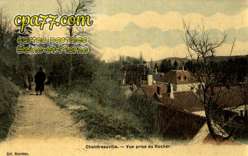 St Pierre Lès Nemours (Seine-et-Marne) - Vue prise du Rocher