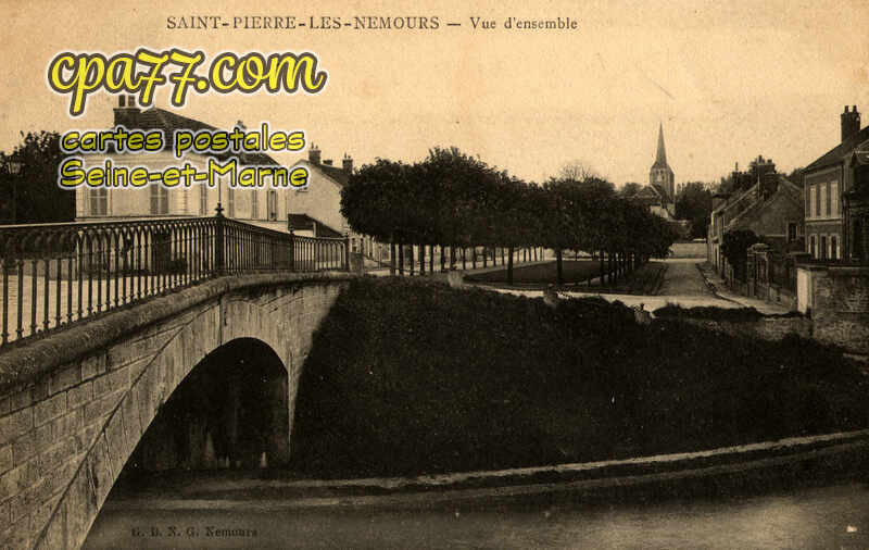 St Pierre Lès Nemours (Seine-et-Marne) - Vue d&rsquo;ensemble