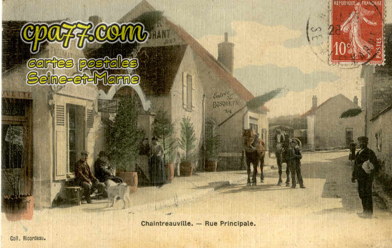 St Pierre Lès Nemours (Seine-et-Marne) - Rue principale