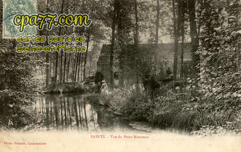 Saints (Seine-et-Marne) - Vue de Pont-Nouveau