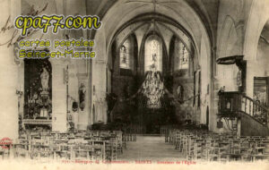 Saints (Seine-et-Marne) - Intérieur de l&rsquo;Eglise