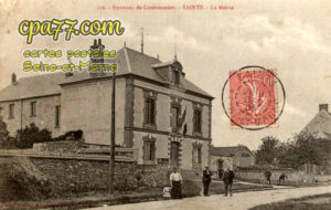 Saints (Seine-et-Marne) - Environs de Coulommiers – La Mairie
