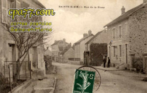 Saints (Seine-et-Marne) - Rue de la Poste