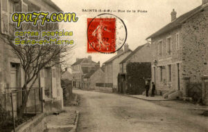 Saints (Seine-et-Marne) - Rue de la Poste