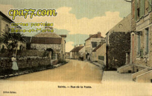 Saints (Seine-et-Marne) - Rue de la Poste