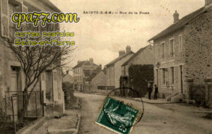 Saints (Seine-et-Marne) - Rue de la Poste