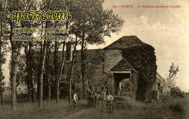 Saints (Seine-et-Marne) - La Boissière, ancienne chapelle